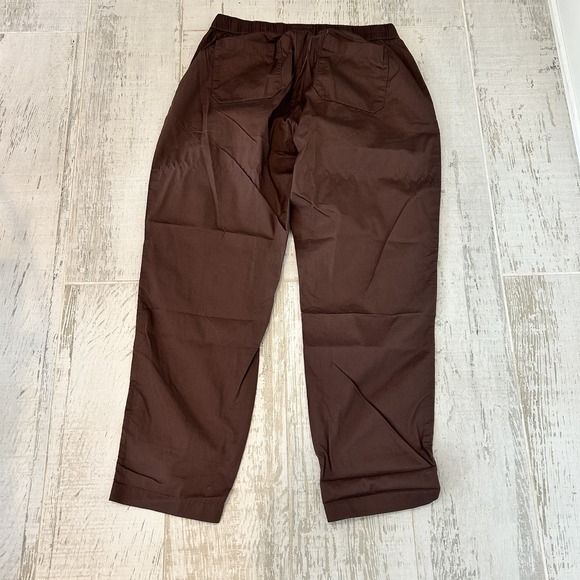 NWT Pact Women's Travel Jogger Taupe Tan Brown Organic Large Elastic Waist Soft - Picture 2 of 9